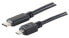 ShiverPeaks BS77145-3.0 - 3 m - USB C - Micro-USB B - USB 2.0 - 480 Mbit/s - Black