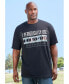 Фото #2 товара Big & Tall Slogan Graphic T-Shirt