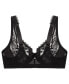 Women's Full Figure Plus Size Wonderwire Front Close Stretch Lace Bra 9245