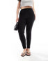 ONLY Curve high waisted skinny trousers in black Черный, 46 - фото #4