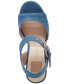ფოტო #4 პროდუქტის Women's Bobby Ankle-Strap Slingback Platform Sandals
