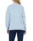 Фото #2 товара Women's Feather Cardigan Sweater with Jewel Button