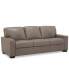 Фото #11 товара Ennia 82" Leather Queen Sleeper Sofa, Created for Macy's