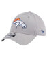 Фото #1 товара Men's Gray Denver Broncos Active 39Thirty Flex Hat