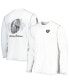 Фото #4 товара Men's White Las Vegas Raiders Laces Out Billboard Long Sleeve T-shirt