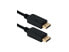 Фото #1 товара QVS DP8-06 6 ft. DisplayPort 1.4 Ultra HD 8K Black Cable with Latches