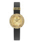 Фото #1 товара Часы Versace Swiss Black Leather Watch 28mm