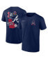 Фото #1 товара Men's Atlanta Braves Split Zone T-Shirt