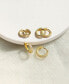 ფოტო #3 პროდუქტის Walk of Fame Hoop Earring Set