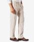 Men's Big & Tall Easy Classic Pleated Fit Khaki Stretch Pants