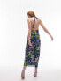 Фото #4 товара Платье вечернее Topshop - с открытым горлом и цветочным узором