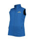 Men's Royal Los Angeles Chargers Big and Tall Archer Softshell Full-Zip Vest