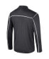 ფოტო #2 პროდუქტის Men's Black Michigan State Spartans Cameron Quarter-Zip Windshirt