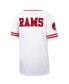 Фото #4 товара Men's White and Red Winston-Salem State Rams Free Spirited Baseball Jersey
