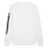 Puma Noah X Graphic Crew Neck Long Sleeve T-Shirt Mens White Casual Tops 6238620