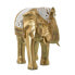 Decorative Figure Alexandra House Living Golden Plastic Elephant 14 x 31 x 20 cm