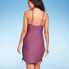 Women's Convertible Side-Tunneled Swim Dress - Kona Sol Purple L