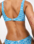 Фото #4 товара Rhythm journey crop bikini top in blue print