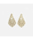 Фото #1 товара Statement Filigree Post Earrings Gold