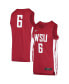 Фото #1 товара Men's #6 Crimson Washington State Cougars Replica Basketball Jersey