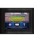 Фото #1 товара Texas Rangers Framed 5" x 7" Stadium Collage with a Piece of Game-Used Baseball