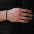 Modern beaded bracelet with onyx VBD395B