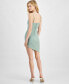 ფოტო #6 პროდუქტის Juniors' Cowl-Neck Glitter Bodycon Dress