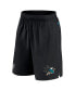 Men's Black San Jose Sharks Authentic Pro Rink Shorts