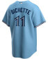 Фото #4 товара Men's Bo Bichette Powder Blue Toronto Blue Jays Alternate Replica Player Name Jersey