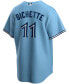 Майка Nike мужская Bo Bichette пудрово-голубая Toronto Blue Jays Replica Player Name Jersey Голубой, S - фото #4