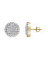 ფოტო #2 პროდუქტის Dulce Desire 14k Yellow Gold 1.49 cttw Certified Natural Diamond Stud Earring for Men/Women, Screw Back