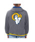 Фото #2 товара Куртка мужская реверсивная G-III Sports by Carl Banks Los Angeles Rams синяя, золотая