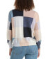 Фото #2 товара Autumn Cashmere Checkerboard Cashmere Sweater Women's Blue S