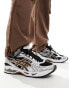 Asics Gel-Kayano 14 unisex trainers in black and brown