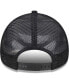 ფოტო #5 პროდუქტის Men's Black Los Angeles Rams All Day A-Frame Trucker 9FORTY Adjustable Hat