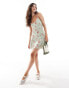 Miss Selfridge ditsy floral mesh lace detail mini dress Verspielt geblümtes, M - EU 40-42 - фото #1