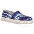 Фото #2 товара TOMS Alpargata Mallow Tie Dye Slip On Womens Blue Sneakers Casual Shoes 1001783