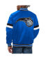 Men's Blue Orlando Magic Home Game Satin Full-Snap Varsity Jacket