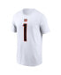 Фото #2 товара Men's Ja'Marr Chase White Cincinnati Bengals Player Name and Number T-shirt