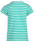 ფოტო #2 პროდუქტის Toddler & Little Girls Peachy Patch Striped T-Shirt, Created for Macy's