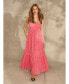 ფოტო #4 პროდუქტის Women's Eyelet Maxi Dress