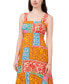 Фото #4 товара Women's Printed Smocked Maxi Dress