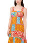 Women's Printed Smocked Maxi Dress