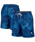 Men's Navy Dallas Cowboys Santiago Palms Board Shorts