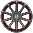 Колесный диск литой Corspeed Deville gunmetal / Undercut Color Trim rot - DS5 8.5x19 ET40 - LK5/112 ML73.1