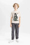 Erkek Çocuk T-shirt C1922a8/bg778 Beıge