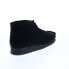Фото #8 товара Clarks Wallabee Boot 26155517 Mens Black Suede Lace Up Chukkas Boots