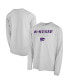 Big Boys and Girls White Kansas State Wildcats Sole Bench T-shirt