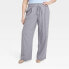 Фото #1 товара Women's High-Rise Wrap Tie Wide Leg Trousers - A New Day Dark Gray 22