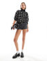 Фото #4 товара Armani Exchange all over print high neck jumper in black